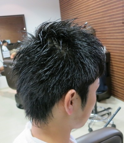 前髪斜めショートヘアっ